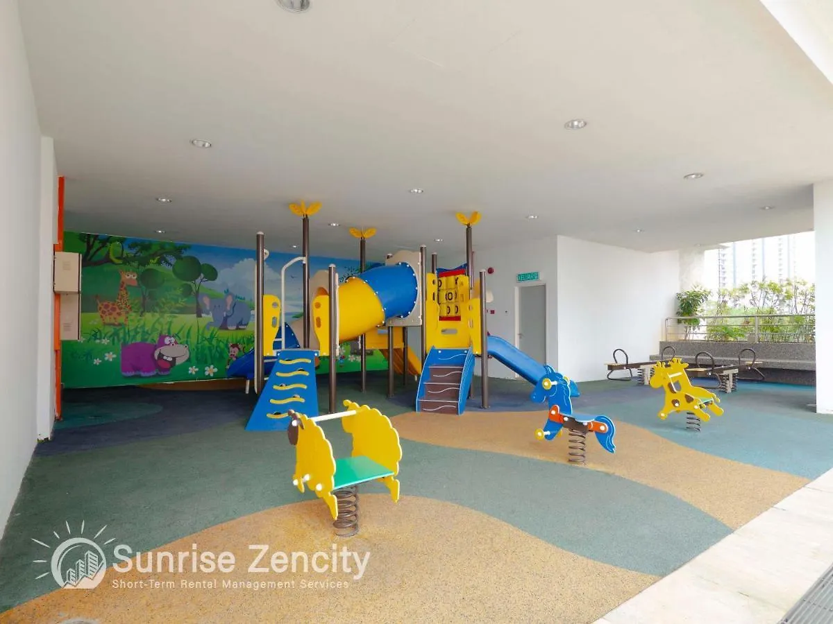 Seaview Condo Near Rf Mall, Food Court & Free Netflix Johor Bahru Malezya