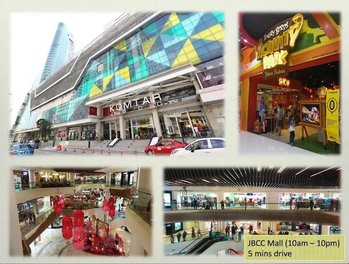 Seaview Condo Near Rf Mall, Food Court & Free Netflix Johor Bahru 0*,